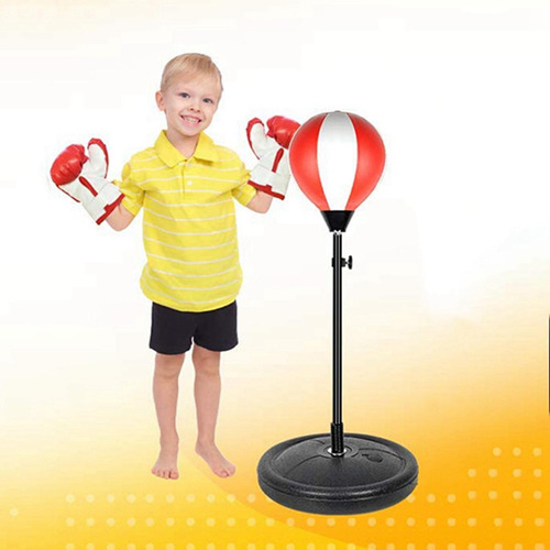 Juego De Saco De Boxeo Para Niños Altura Ajustable Para