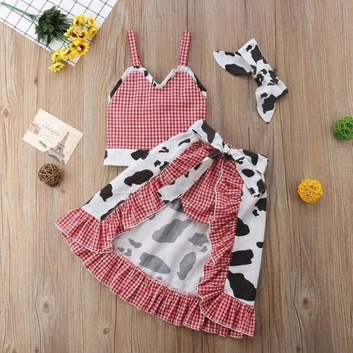 Fantasia Infantil Cowboy Fazendinha: Jardineira Lenço Chapéu