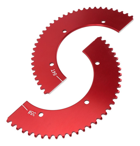Mini Bike Split Sprocket Universal 35 Chain 64 Dents Traseir