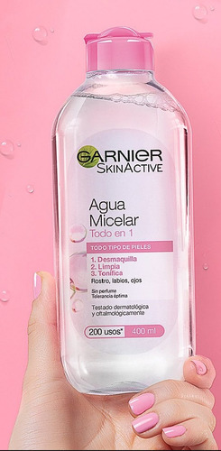 Garnier Agua Micelar Skin Active 400ml Piel Todo Tipo