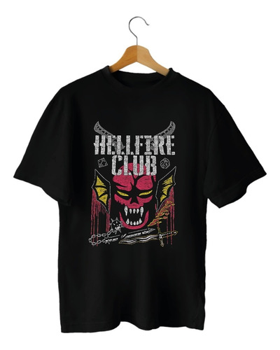 Polera Hellfire Club Stranger Things Serie