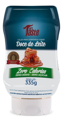 Salsa Mr Taste Suplemento Sin Tacc | Lactosa | 0 Calorías Sabor Dulce-dulce De Leche
