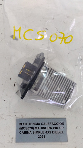 Resistencia Calefacción Mahindra Pik Up Cabina Simple 4x2 (Usado)