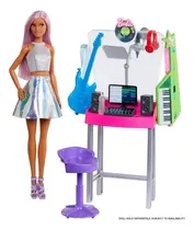 Comprar Muñeca Barbie Estudio De Grabación De Musica De 12 Pulgadas