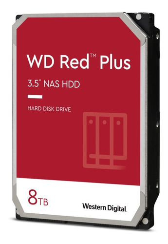 Disco Duro Western Digital Red Plus Wd80efzz, 8tb, Sata