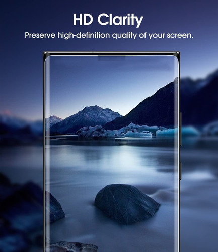 Imagen 5 de 9 de Vidrio Templado Curvo Uv Glass Para Samsung S23 Ultra