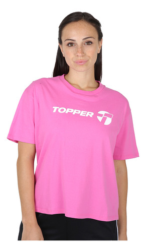 Remera Urbana Topper Loose Mujer En Rosa | Dexter