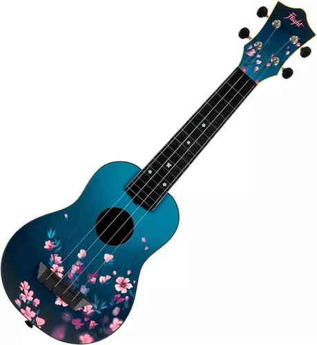 Ukulele Flight Soprano Tus-32 Sakura Funda Envio Inmediato +