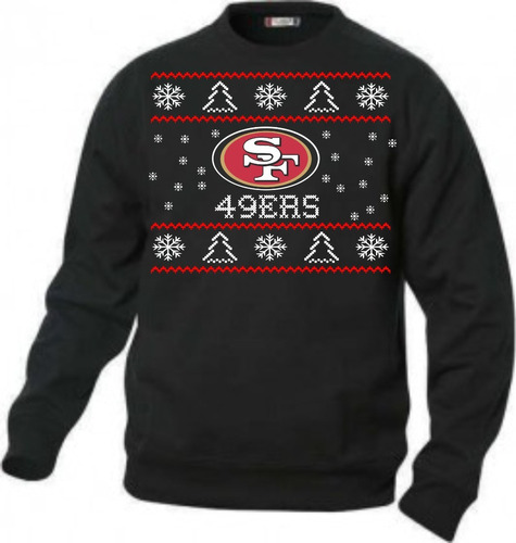 Sudadera Tipo Ugly Sweater San Francisco 49ers Nfl Adulto 