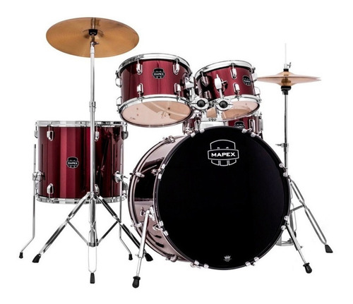 Prodigy Mapex Bateria Acustica Con Fierros Y Banqueta Prm