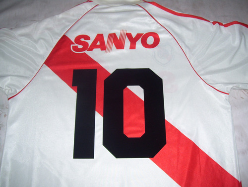 River Plate Adidas Sanyo 1994 #10 Flock Marcelo Gallardo T 4 (Usado)