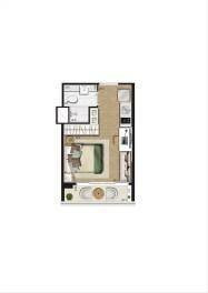 Studio Com 1 Dormitório À Venda, 22 M² Por R$ 375.000,00 - Cerqueira César - São Paulo/sp - St0350