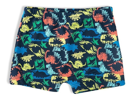 Imagem 2 de 6 de Shorts Praia Sungão Dinossauro Bebê Verde Fps 50+ Tiptop 983