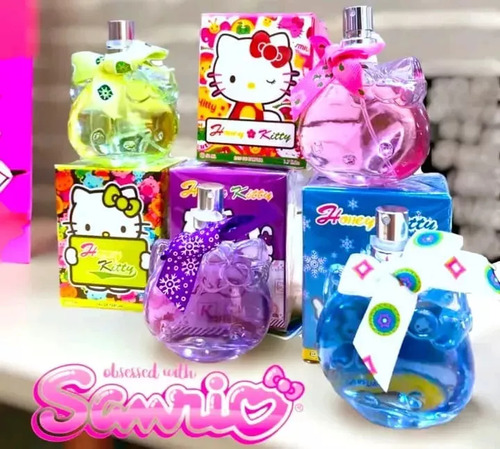 Hello Kitty Perfume Set 4 Fragancias Eau De Parfum Sanrio