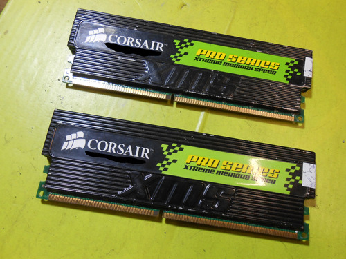 Memoria Corsair Xms 1gb Ddr 400 Pc 3200 (2x512mb) Cmx512 (Usado)