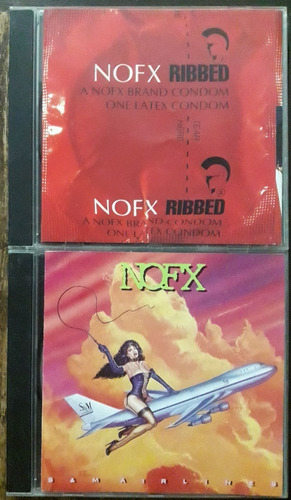 2x Cd (vg/+) Nofx S & M Airlines Ribbed Ed Br Capa (vg+)
