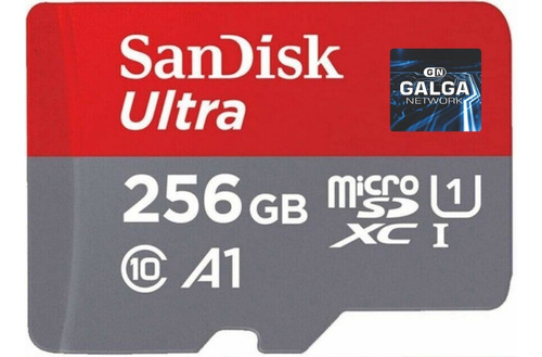 Tarjeta de memoria SanDisk SDSQUAR-256G-GN6MA  Ultra con adaptador SD 256GB