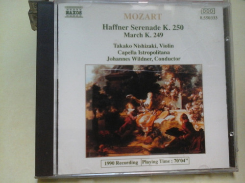 Cd 0362 - Mozart - Haffner Serenade K 250 - March K 249