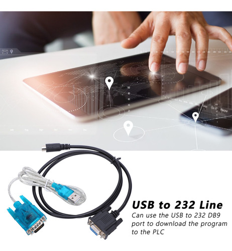 Adaptador De Cable De Comunicación: Línea Usb A 232 Plc Wire