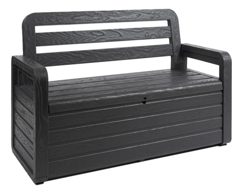 Sillon Plastico Con Baulera Foreverspring Bench Toomax Mm Color Negro