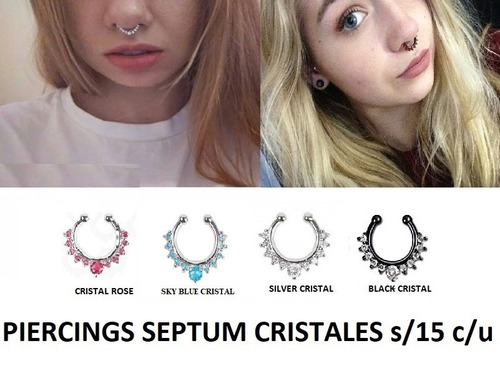 Imagen 4 de 10 de Llegaron Los Piercings Unisex Falsos /reales No Perforar