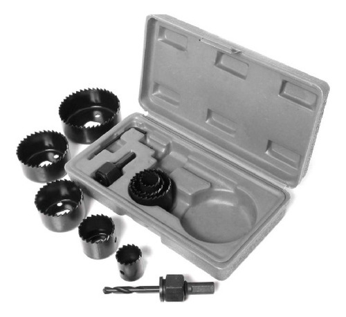 Set Mechas Sierra Copa Juego 11 Piezas Madera Yeso Plastico