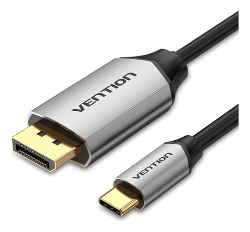 Cabo Usb C Para Displayport 1.2 4k@60hz Gamer 1,5m Vention