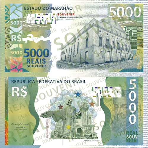 Coleção Completa Cédulas Fantasias 0 E 5.000 Reais