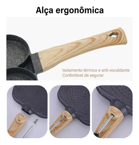 Freidora De Huevos Antiadherente, Sartén Separada