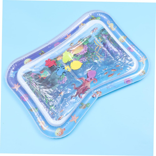 Alfombra De Juego De Agua Inflable Tapete De Pescado Boca