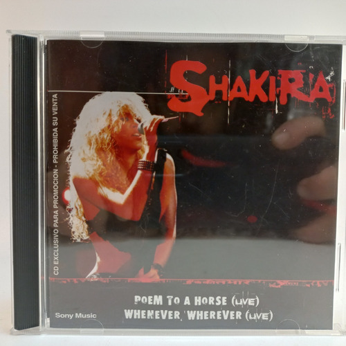 Shakira - Poem To A Horse - Cd Single - Ex