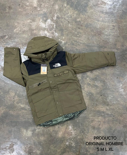 Campera The North Face Dark Khaki Retro