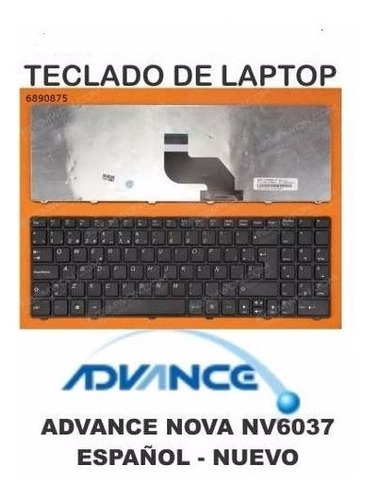 Teclado Para Laptop Advance Nv 6037