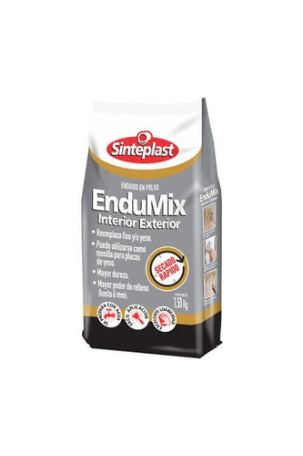 Endumix Masilla En Polvo Interior Exterior X 1.5 Kg.