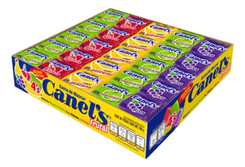 Chicles Canels Frutas Surtidos 60pz