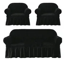 Comprar Funda Polatti Turco 3 + 1 + 1 Negro Turco 3-1-1 De 100cm X 180cm Para Juego De 3+1+1 Cuerpos De 3 Cuerpos