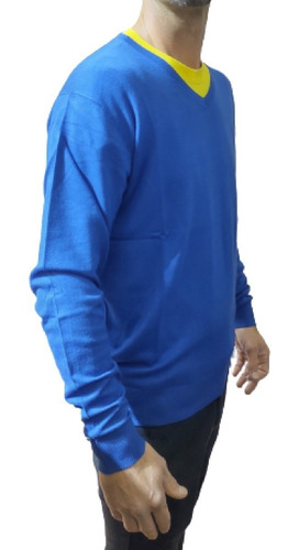 Imagen 3 de 4 de Sweater Buzopulover Hombre De Hilo