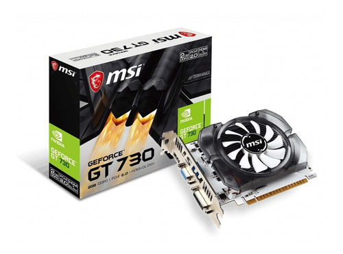 Imagen 1 de 2 de Tarjeta De Video Msi Gt730 2gb Gddr3