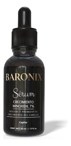 Sérum Baronix Minoxidil 7% Estimula El Crecimiento D Cabello