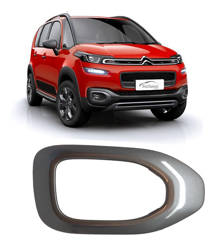 Moldura Direita Farol Milha Aircross 2017 A 2020 Citroen