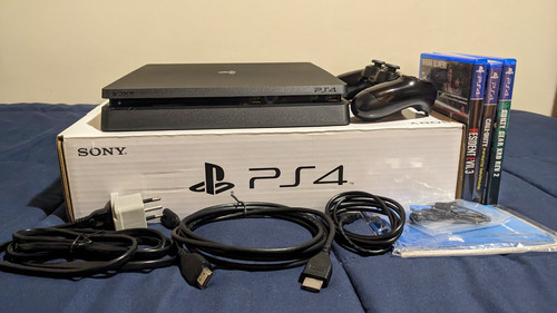 Sony Playstation 4 Slim 500gb Standard 1 Control 3 Juegos