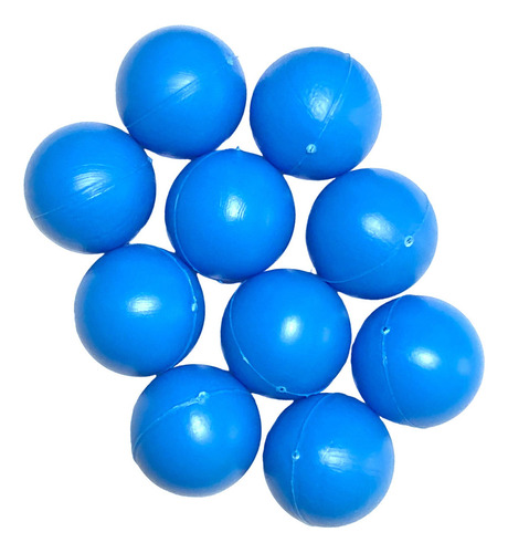 Bolas Bolinhas De Plástico Color Ping-pong Pacote C/50 Unid Cor Azul-turquesa