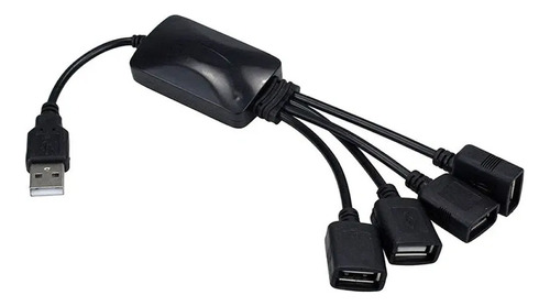 Hub Usb 2.0 Xtech 1 Puerto Usb A 4 Puertos Usb