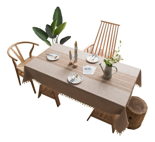 Mantel Rectangular Para Mesa De Comedor Interior