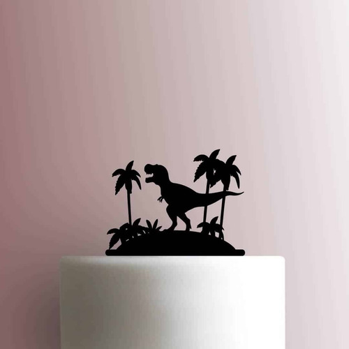 Cake Topper Adorno Torta - T Rex Dinosaurio Personalizado