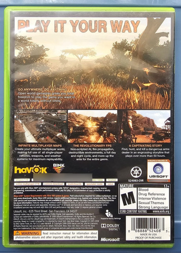 Farcry 2 Xbox 360 (Usado)