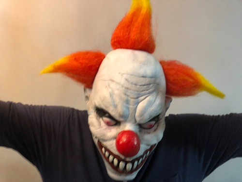 Asesino de payasos de látex con cabeza completa Face Killer
