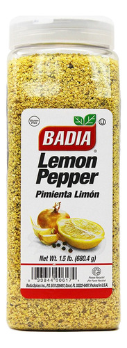 Badia Condimento Pepper Pimienta Limón 680.4g