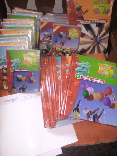 Curso Inglés Niños Planeta Hello Hoobs Colección Completa  