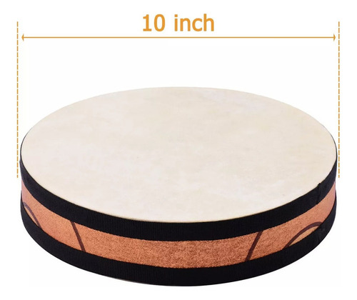 Ocean Drum Madeira 25cm Tambor De Surf Infantil De 10 Polega